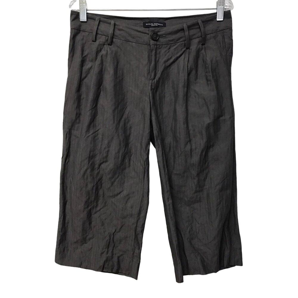 Banana Republic Pants Ryan Fit Womens 4 Capri Gray